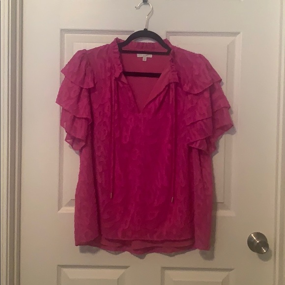 Anna Cate Collection Spring 2020 Ruffle Sleeve Top - Picture 1 of 2